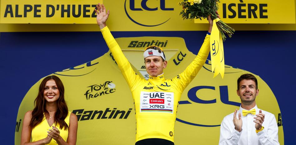 Tadej Pogacar cerca de conquistar su quinto Tour de Francia