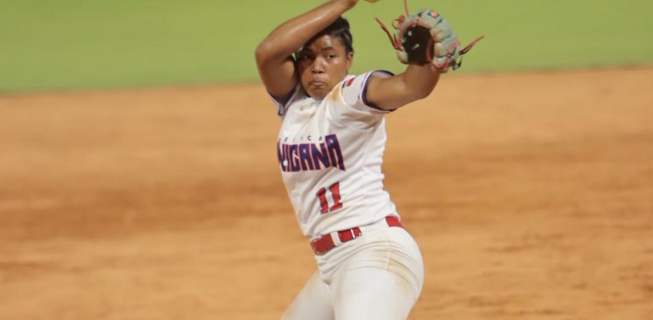 RD noquea en su debut a Venezuela en el softbol femenino