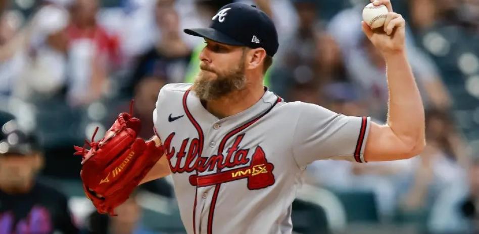 Sale domina y Bravos superan 1-0 a Mets para dividir doble cartelera