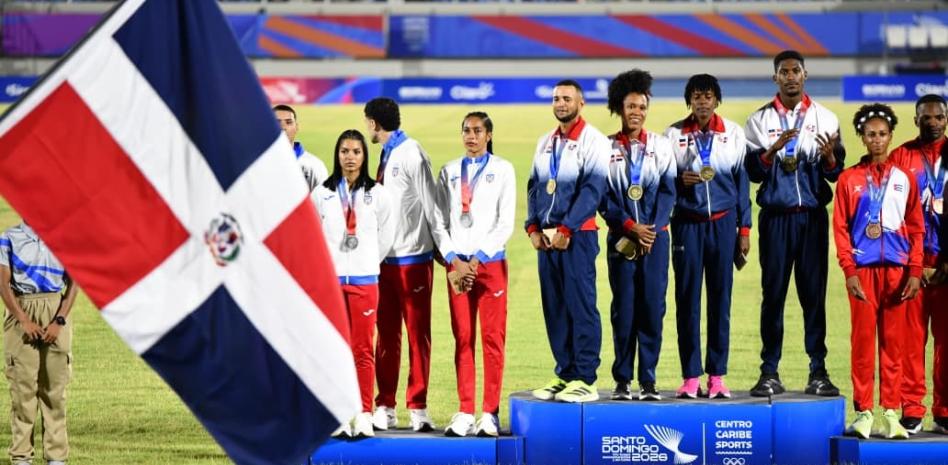 El atletismo y el basket 3X3 le dan un baño de oro a República Dominicana