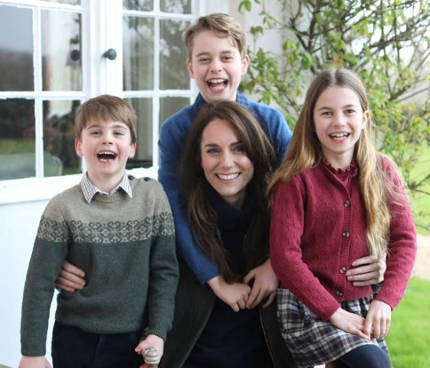 La foto recién publicada de Catalina de Gales con sus hijos