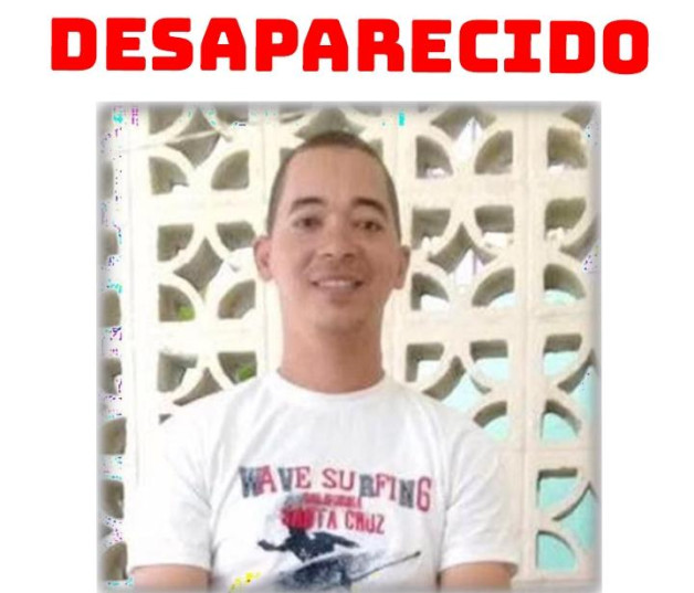 Juan Carlos Pérez Reyes, de 39 años, quien tiene 20 días desaparecido.