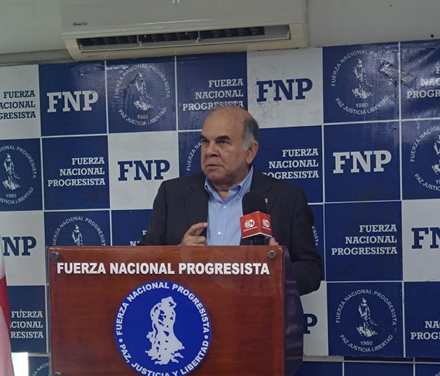 Pelegrín Castillo, presidente de esa organización política.