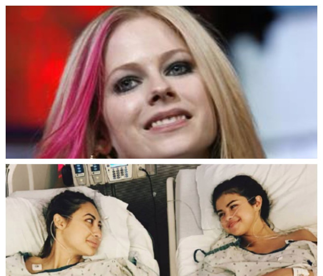 Avril Lavigne y Selena Gómez. Fotos de archivo.