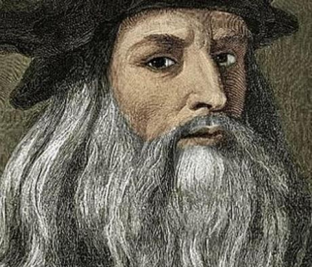 Leonardo Da Vinci. Imagen de archivo.