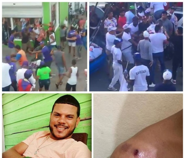Algunas de las imágenes de los enfrentamientos y heridos en diferentes pleitos previo elecciones.