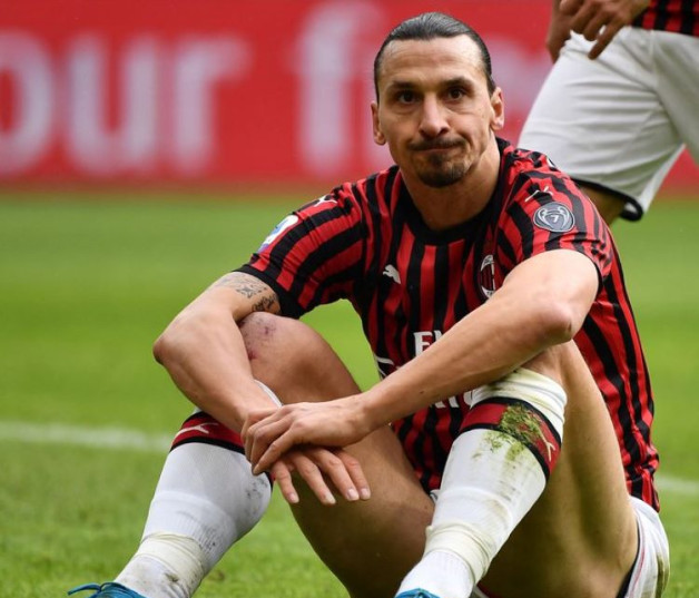 Zlatan Ibrahimovic se unió al AC Milan en el mercado de invierno.