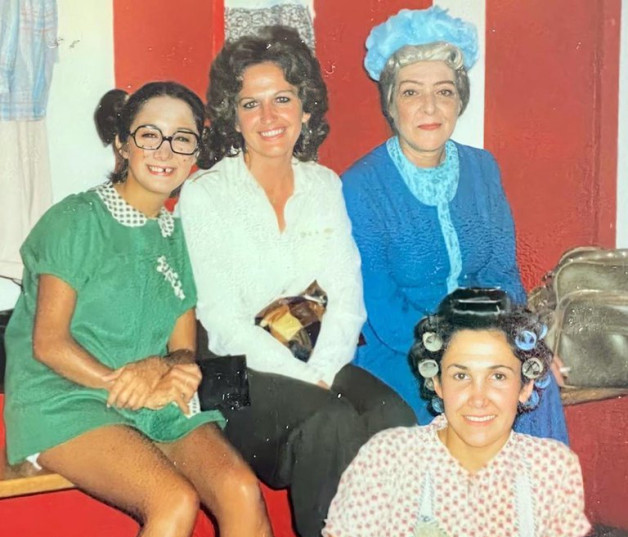 María Antonieta de las Nieves, Gache Rivera, Angelines Fernández y Florinda Meza