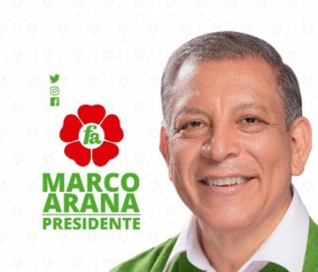 Marco Arana, candidato a prensidente del Perú. / Twitter
