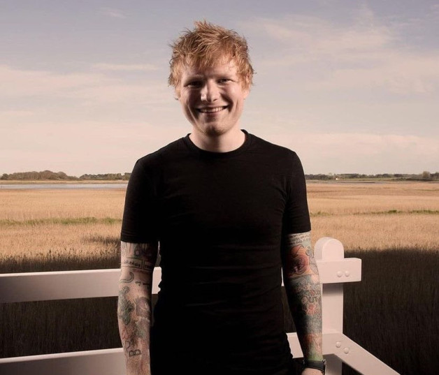 Ed Sheeran en una foto publicada el 30 de mayo en su Instagram.