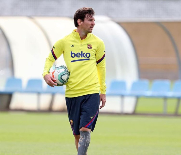 El astro argentino Lionel Messi finalizó su contrato con el Barcelona el 30 de junio.