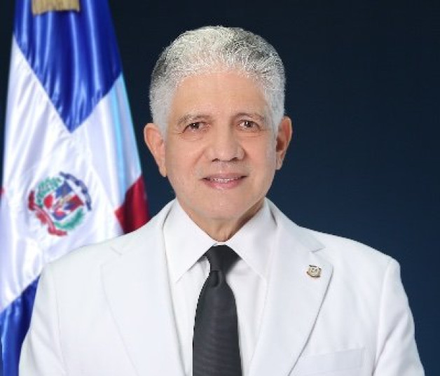 El senador por Santiago de los Caballeros, Eduardo Estrella, presidente del Senado de la República.

Foto: Eduardo Estrella vía Twitter.