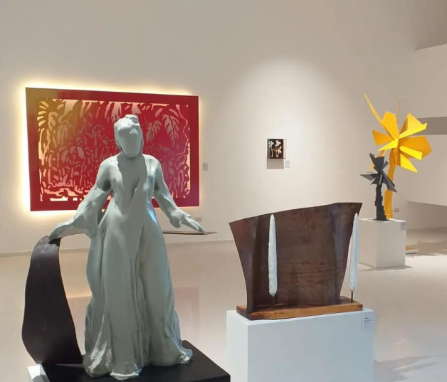 Esculturas de Amaya Salazar en el Museo de Arte Moderno.  MAM