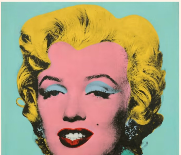 Fotografía publicada por Christie's de la obra "Shot Sage Blue Marilyn", el retrato ejecutado por el artista estadounidense Andy Warhol en 1964.