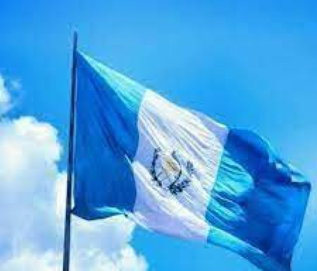 Bandera de Guatemala/ fotografia de archivo
