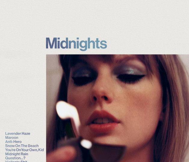 Esta imagen publicada por Republic Records muestra "Midnights" de Taylor Swift. (Registros de la República vía AP)