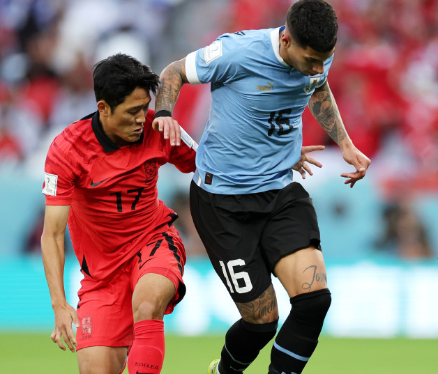 Corea del Sur y Uruguay no pudieron anotar en su encuentro del Mundial de Fútbol.