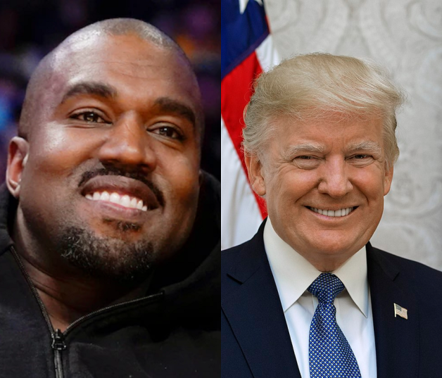 Kanye West y Donald Trump.