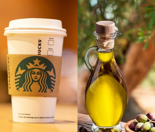 Café y aceite de oliva.