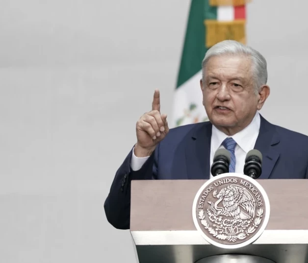 El presidente de México Andrés Manuel López Obrador durante un evento por su quinto aniversario en el cargo, el 1 de julio de 2023, en Ciudad de México.