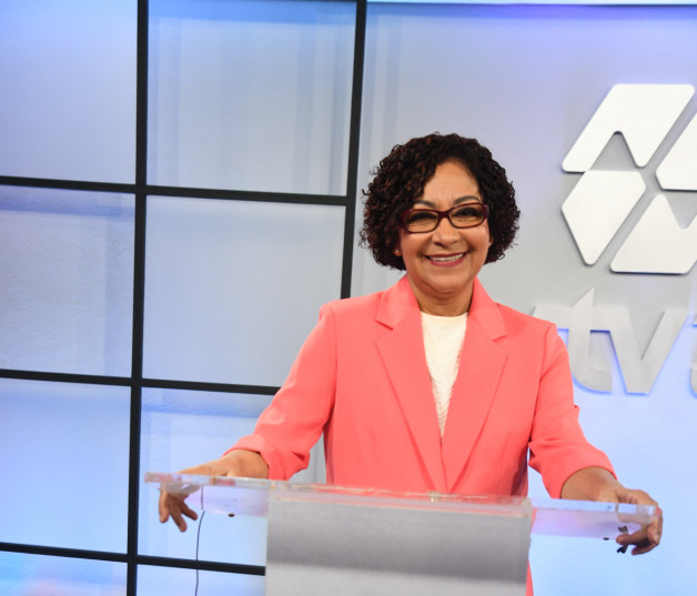 La candidata presidencial del partido Frente Amplio, María Teresa Cabrera