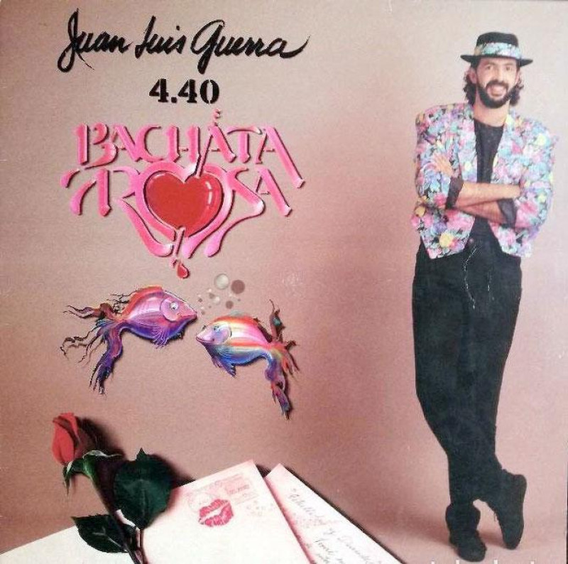 Tapa del álbum “Bachata Rosa”, el cual fue lanzado el 11 de diciembre de 1990.