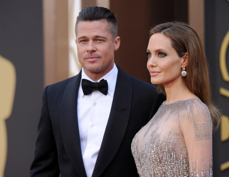 Angelina Jolie y Brad Pitt.