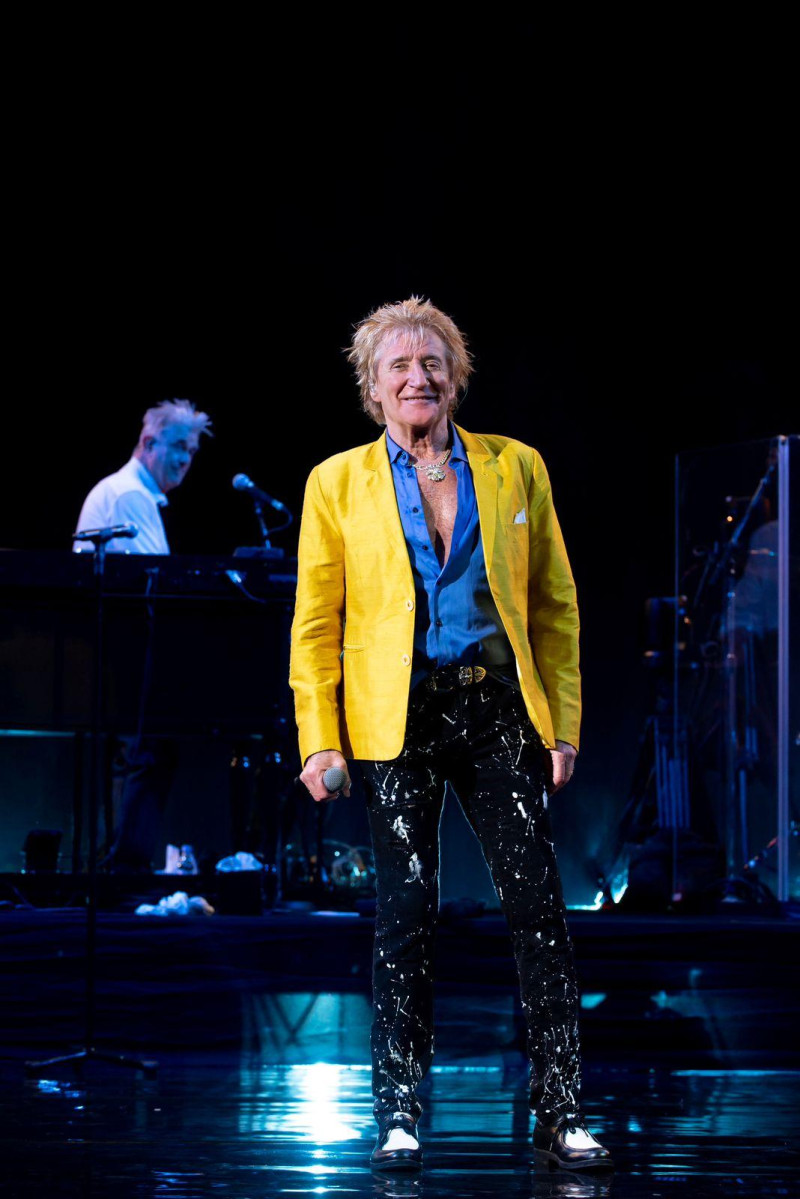 Rod Stewart en su concierto en Altos de Chavón. Fuente externa.
