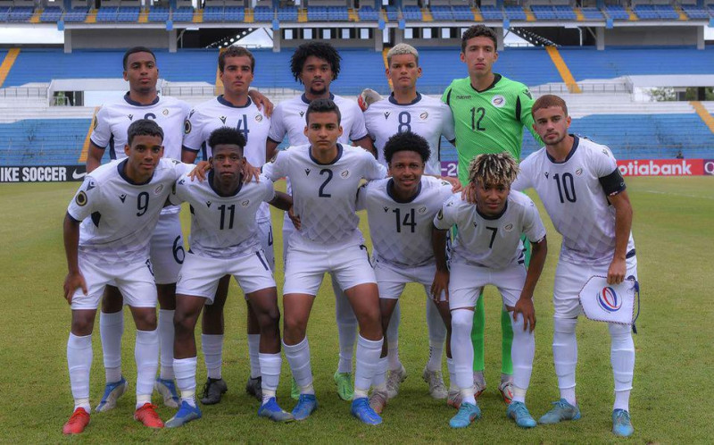 Integrantes de la selección dominicana de fútbol Sub-20 que estará en el Mundial de Argentina.