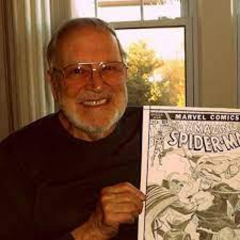 John Romita Sr., una de las grandes figuras de la historia del cómic y pilar básico de la factoría Marvel.