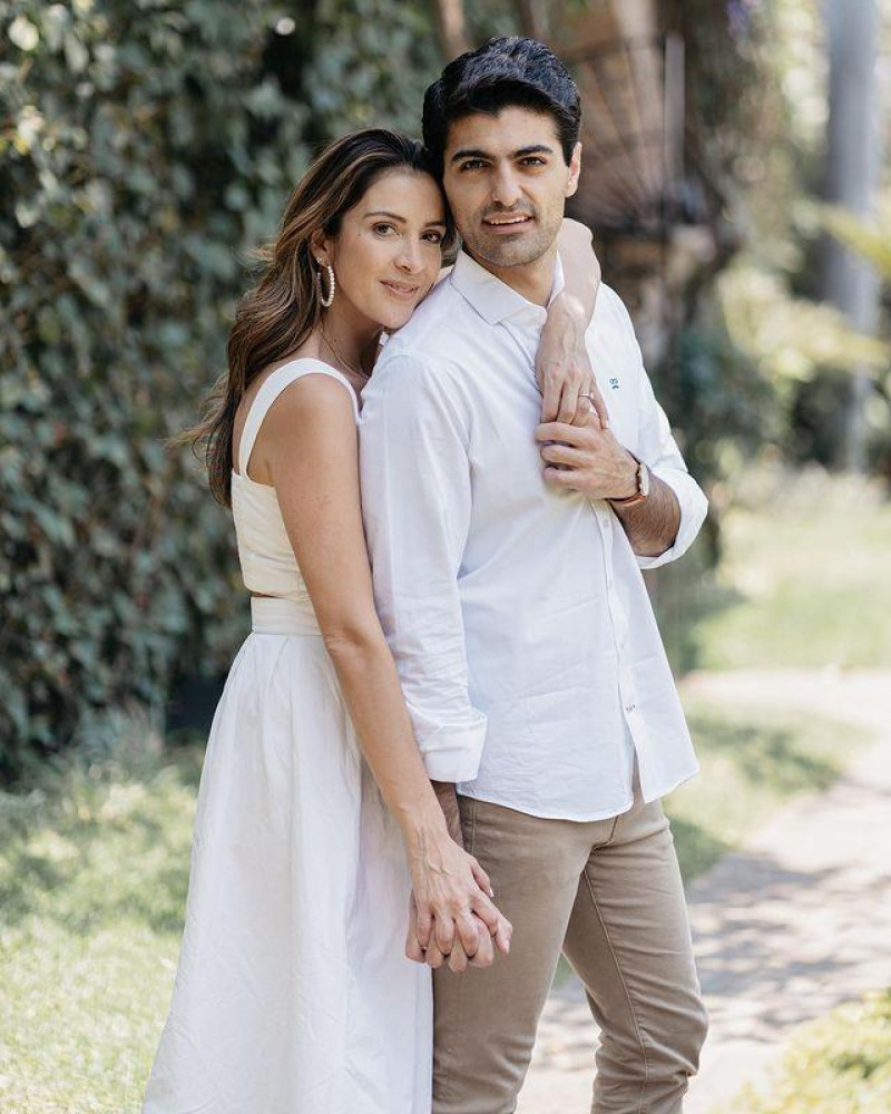 Maity Interiano y su ahora esposo Anuar Zidan