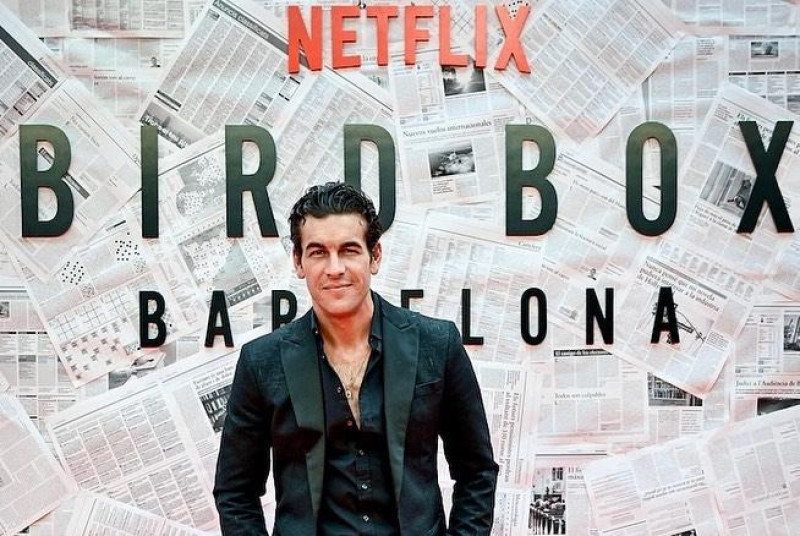 Mario Casas en el preestreno de "Bird Box Barcelona".