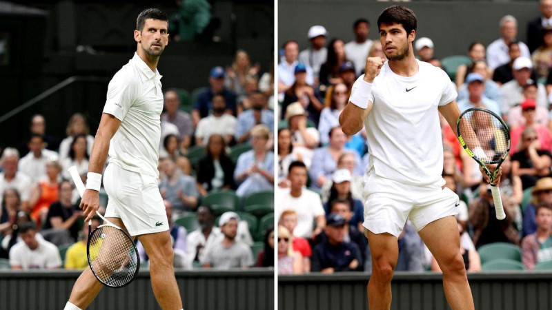 Novak Djokovic y Carlos Alcaraz disputarán la final de Wimbledon.