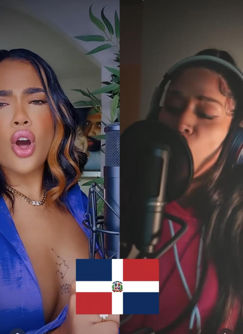 Las cantantes dominicanas Martha Heredia y Anaís grabaron el cover de "Cosas del amor".,