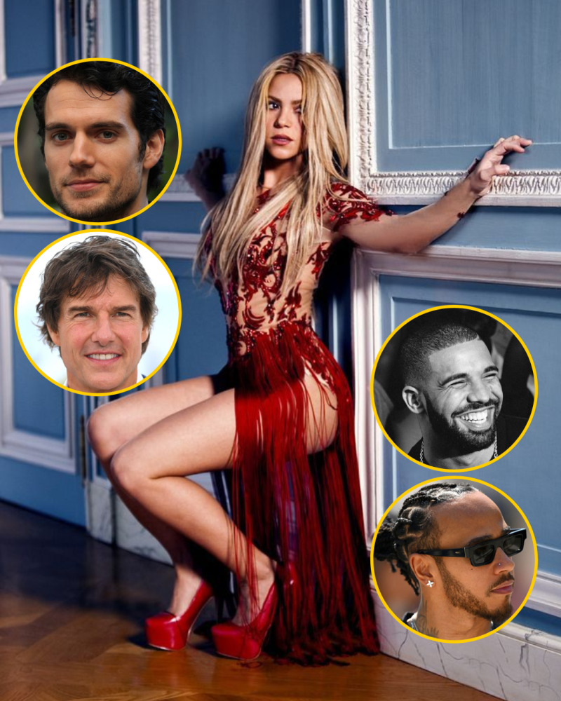 Shakira y algunas de las figuras con las que ha sido vinculada románticamente