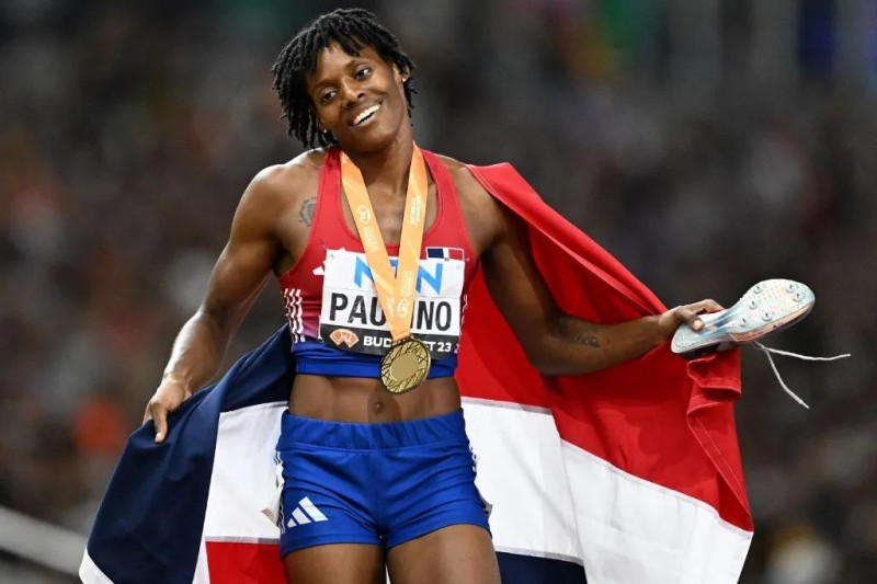 Marileidy Paulino ganó el oro en los 400 metros del Campeonato Mundial.