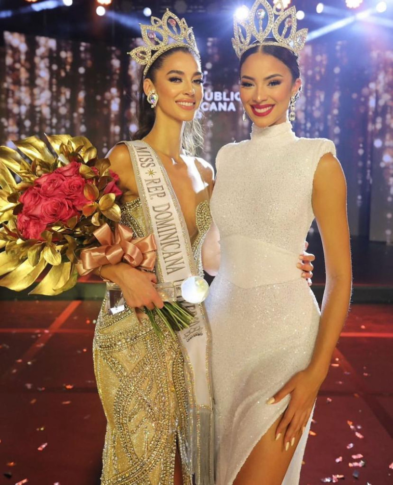 Miss RD universo 2023, Mariana Downing y Miss RD Universo 2022, Andreina Martínez
