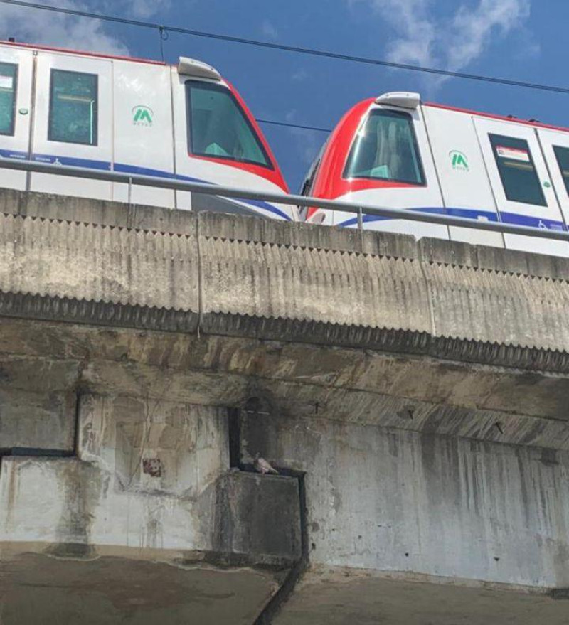 Choque de trenes del Metro de Santo Domingo en Villa Mella