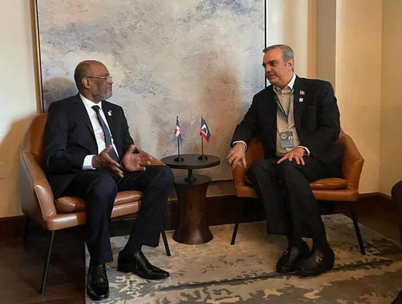 El presidente Luis Abinader y el primer ministro de Haití, Ariel Henry, tienden a distanciarse.