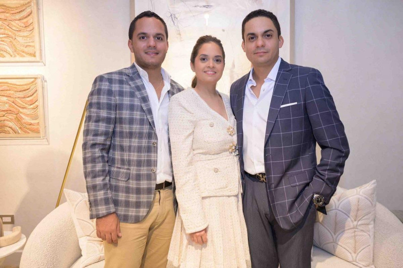 Carlos Antonio Fernández, Lissette Fernández y Carlos Jaime Fernández