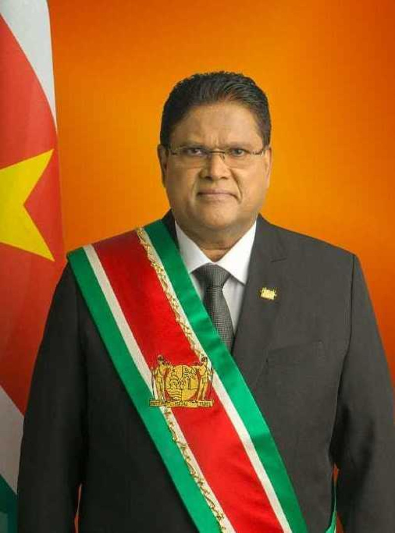 Presidente Abinader recibirá en el Palacio Nacional visita oficial de su homólogo de Surinam, Chandrikapersad Santokhi