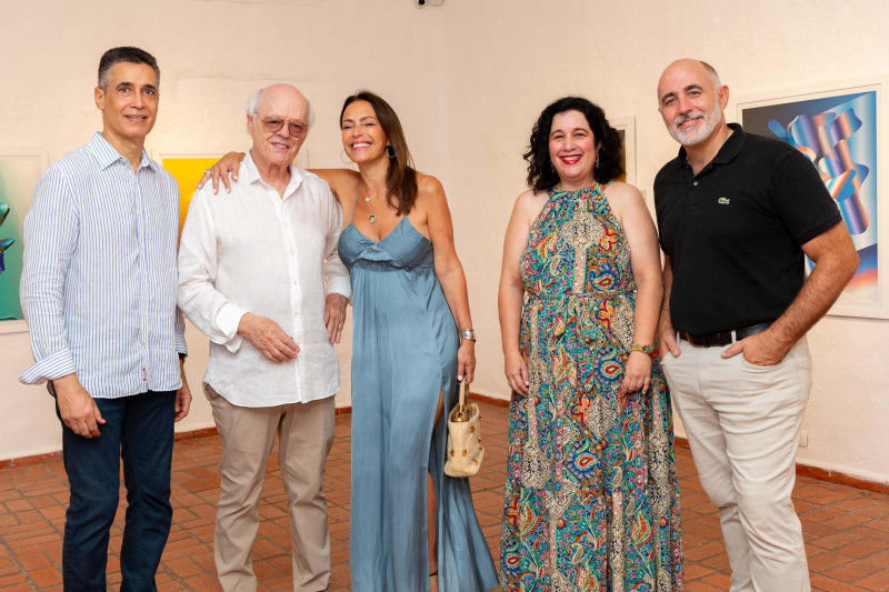 Andrés Pichardo, José Rainer, Carolina Rainer, Margarita González y Fabricio Schettini.