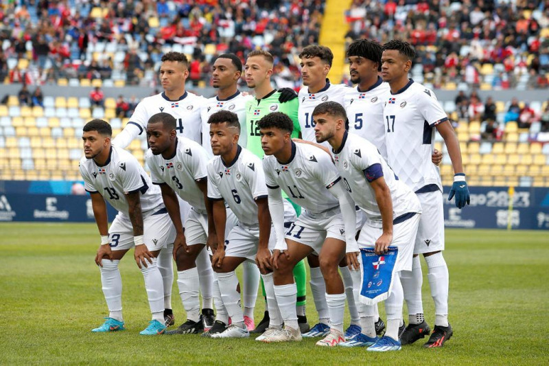 Selección dominicana de fútbol que participa en los Juegos Panamericanos.