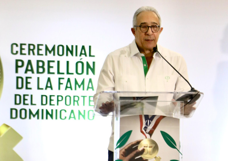 Dionisio Guzmán, presidente del Pabellón de la Fama del Deporte Dominicano.