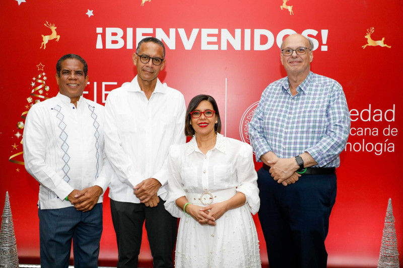 Musoline Báez, Wilfredo Rivera, Niurka Leonor y Herbert Stern