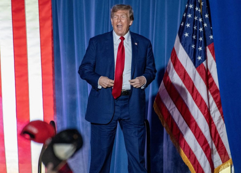 El expresidente de Estados Unidos y aspirante republicano a la presidencia en 2024, Donald Trump