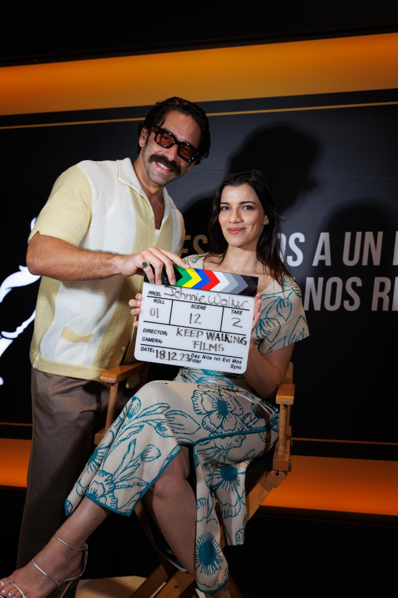 Los actores David Maler y Nashla Bogaert son parte de la campaña de Keep Walking Films en República Dominicana
