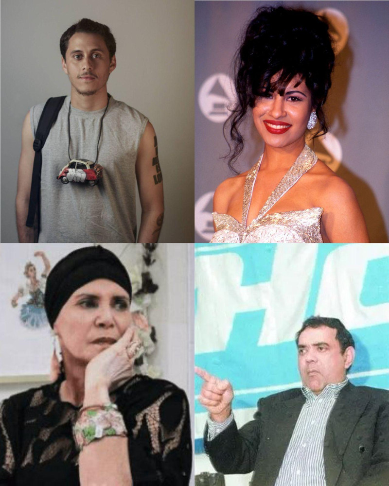 Canserbero, Selena Quintanilla, Patricia Ascuasiati, Milton Peláez