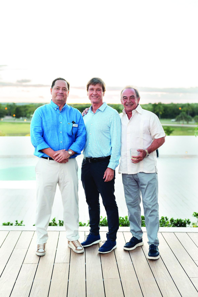 Mariano Sanz, Alejandro Logroño y Nino Orofino