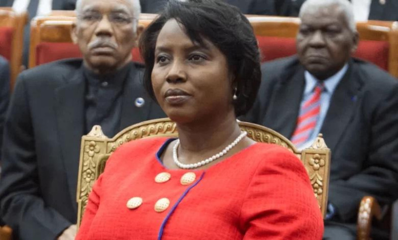 Martine Moïse, viuda de Jovenel Moïse, es acusada de complicidad en el crimen del presidente haitiano.